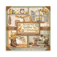 Akcesoria i części do ekspresów do kawy - Stamperia - Papier do scrapbookingu, albumów, tworzenia kart, bullet Journalling i więcej, bez kwasu, pojedyncza twarz, idealna do hobby, rzemiosła i prezentów (Golden Harmony) (20,3 x 20,3 cm) - miniaturka - grafika 1