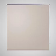 Zasłony - vidaXL Roleta okienna zaciemniajca beowa 140x175 cm - miniaturka - grafika 1