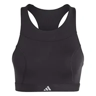 Biustonosze - adidas Kobiety Lekkie wsparcie sportowe stanik, Black, XL - miniaturka - grafika 1
