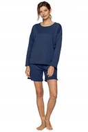 Piżamy damskie - CANA PIŻAMA DAMSKA 933 M GRANAT - miniaturka - grafika 1