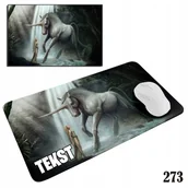 Podkładki pod mysz - PODKŁADKA POD MYSZKĘ MYSZ WZORY DO WYBORU - JEDNOROŻEC UNICORN 29x36cm - miniaturka - grafika 1