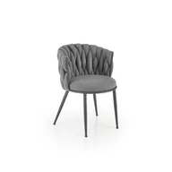 Krzesła - Krzesło Metalowe K-516 Czarny / Popiel Halmar - miniaturka - grafika 1