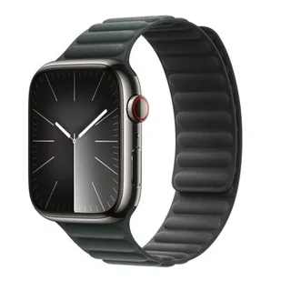 Apple karbowany magnetyczny w kolorze wiecznej zieleni do koperty 45 mm - rozmiar M/L - Kup na Raty - - Akcesoria do zegarków - miniaturka - grafika 1