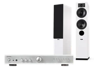 Zestawy stereo - Rotel A11 MkII (srebrny) + Tesi 5 (biały) - miniaturka - grafika 1