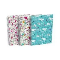 OXFORD Kołonotatnik Floral A5 60 kratka 400094951 - Notesy i bloczki - miniaturka - grafika 1