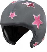 Kaski narciarskie - Nakładka na kask BARTS Helmet Cover Grey Stars - miniaturka - grafika 1