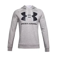 Bluzy sportowe męskie - Bluza z kapturem męska Under Armour Rival Fleece Big Logo Hd - miniaturka - grafika 1
