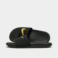 Klapki i japonki damskie - NIKE KAWA SLIDES CHILDREN CZARNY 819352-003 - Nike - miniaturka - grafika 1