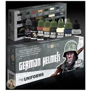 Scale 75 German Helmets Paint Set - Akcesoria do gier planszowych - miniaturka - grafika 1
