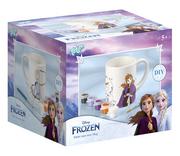 Zabawki kreatywne - TM Kubek do pomalowania z 5 farbkam Frozen 2 - miniaturka - grafika 1