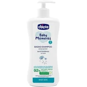 Kosmetyki kąpielowe dla dzieci - Chicco SZAMPON DO MYCIA CIAŁA I WŁOSÓW 500 ML 0 M+ Baby Moments TOW018716 - miniaturka - grafika 1
