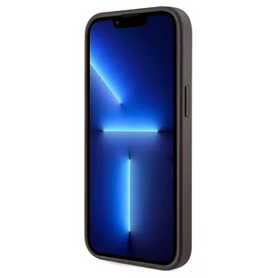 Etui Guess GUHMP15SP4RPSW Apple iPhone 15 / 14 / 13 hardcase 4G Printed Stripes MagSafe brązowy/brown - Etui i futerały do telefonów - miniaturka - grafika 6