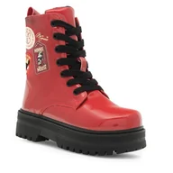 Buty dla dziewczynek - Botki Mickey&Friends AW23-30DSTC Czerwony - miniaturka - grafika 1