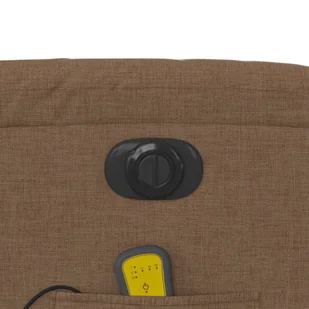 Podnoszony fotel masujący, elektryczny, rozkładany, brązowy - Fotele - miniaturka - grafika 13