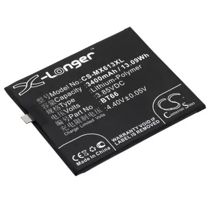 Meizu Pro 6 Plus / BT66 3400mAh 13.09Wh Li-Polymer 3.85V (Cameron Sino) - Baterie do telefonów - miniaturka - grafika 1