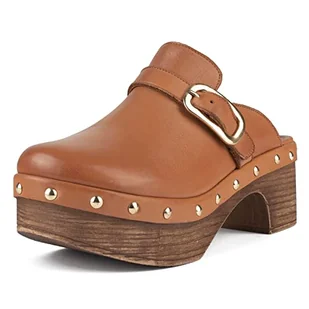 L37 HANDMADE SHOES Damskie letnie chodaki, brązowe, 36 EU, Braun, 36 EU - Moda i Uroda OUTLET - miniaturka - grafika 1