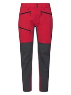 Spodnie sportowe damskie - Haglöfs Spodnie funkcyjne "Rugged Flex" w kolorze szaro-czerwonym - miniaturka - grafika 1