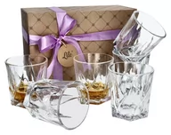 Kubki - Szklanki do whisky Lile 330 ml eleganckie kryształowe 6 szt. Zestaw na Prezent - miniaturka - grafika 1