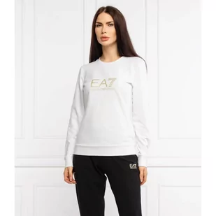 EA7 Bluza | Regular Fit - Bluzy damskie - miniaturka - grafika 1