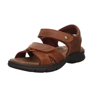 Sandały męskie - Panama Jack Sandały męskie Sanders Basics Peeptoe, Cuero C004, 44 EU - grafika 1