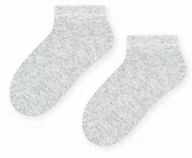 Skarpetki damskie - SKARPETY STEVEN 004 UNISEX GŁADKIE (kolor biały, rozmiar 32-34) - miniaturka - grafika 1