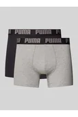 Majtki damskie - Obcisłe bokserki z detalem z logo w zestawie 2 szt. - Puma - miniaturka - grafika 1