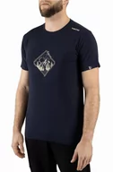 Koszulki sportowe męskie - Koszulka męska bambusowa Viking Hopi T-Shirt 1900 granatowy - miniaturka - grafika 1