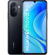 Telefony komórkowe - Huawei Nova Y70 4GB/128GB Dual Sim Czarny - miniaturka - grafika 1