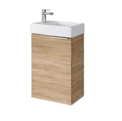 Szafki łazienkowe - Szafka łazienkowa z umywalką Uptrend Fika 40 cm dąb sonoma 003-SU40-04+TR41355 - miniaturka - grafika 1