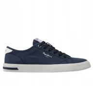Trampki męskie - PEPE JEANS KETON ROAD TRAMPKI MĘSKIE GRANATOWE 42 AWE - miniaturka - grafika 1