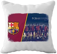 Gadżety dla niej i dla niego - Poduszka Barcelona 40x40cm z Napisem w Zestawie Piłkarski Napis WKŁAD - miniaturka - grafika 1