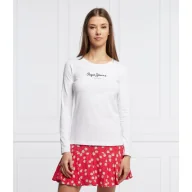 Bluzki damskie - Pepe Jeans London Bluzka NEW VIRGINIA | Slim Fit - miniaturka - grafika 1