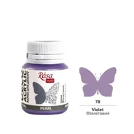 Farby i media malarskie - Rosa Farba akrylowa perłowa violet 78 20ml - miniaturka - grafika 1