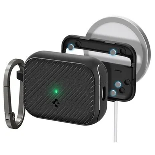 Etui Spigen Mag Armor Magsafe Apple Airpods Pro 1 / 2 Matte Black - Akcesoria do słuchawek - miniaturka - grafika 1