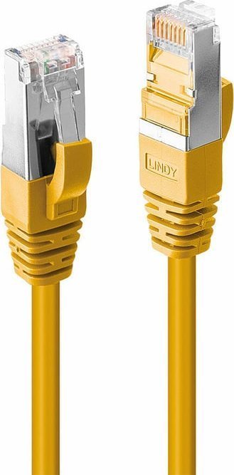 Lindy Lindy 47868 kabel sieciowy Żółty 10 m Cat6a S/FTP S-STP