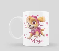 Kubki - KUBEK Z IMIENIEM Psi Patrol Skye Pieski Prezent - miniaturka - grafika 1