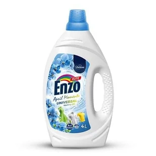 Deluxe Enzo April Moments Universal żel do prania 4L – do białego i kolorowego, świeży zapach, 100 prań - Środki do prania - miniaturka - grafika 1