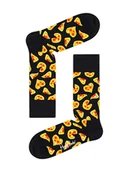 Skarpetki męskie - Happy Socks Skarpety "Pizza" w kolorze czarno-żółtym - miniaturka - grafika 1