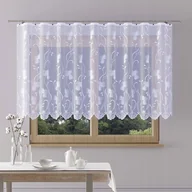 Firany - Firanka Firana Żakardowa 618081/100 Biała Żakard Ze Wzorem Po Całości - miniaturka - grafika 1