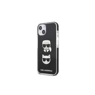 Etui i futerały do telefonów - Karl Lagerfeld KLHCP13LTPE2TK iPhone 13 Pro / 13 6,1` hardcase czarny/black Karl&Choupette Head - miniaturka - grafika 1