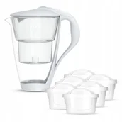 Dzbanki filtrujące - Szklany dzbanek Dafi CRYSTAL LED biały 6xUnimax - miniaturka - grafika 1