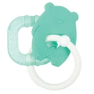 Gryzaki dla dzieci - NATTOU Gryzak silikonowy i chłodzący Zielony miś, 1 szt. - miniaturka - grafika 1