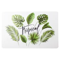 Obrusy i serwetki - Podkładka PHUKET 43,5 x 28 cm biało-zielony - miniaturka - grafika 1