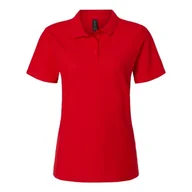 Koszulki sportowe damskie - Damska Koszulka Polo Softstyle Pique - miniaturka - grafika 1