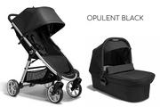 Wózki dziecięce - BABY JOGGER CITY MINI 2 4W 2w1 Opulent Black - miniaturka - grafika 1