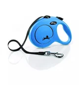 Smycze dla psów - Flexi New Classic Smycz taśma L 5m niebieska [FL-2312] MS_14854 - miniaturka - grafika 1