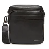 Torby męskie - Saszetka Gino Rossi C-GIN-L-005-08 Czarny - miniaturka - grafika 1