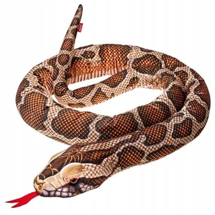 DŁUGI PLUSZOWY WĄŻ PYTON BIRMAŃSKI 180 CM PLUSZAK MASKOTKA - Lalki dla dziewczynek - miniaturka - grafika 1