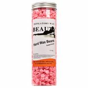 Depilacja - UNIQ UNIQ Pearl Wax Twardy wosk perłowy 400g Róża 400.0 g - miniaturka - grafika 1