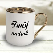 Kubki - Biały kubek Glamour z Twoim nadrukiem - miniaturka - grafika 1